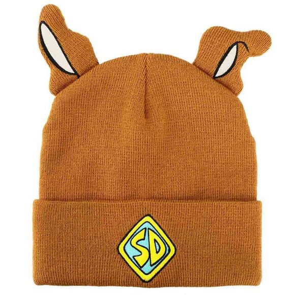 Scooby Doo 3D Plush Ears Embroidered Beanie - Picture 1 of 2